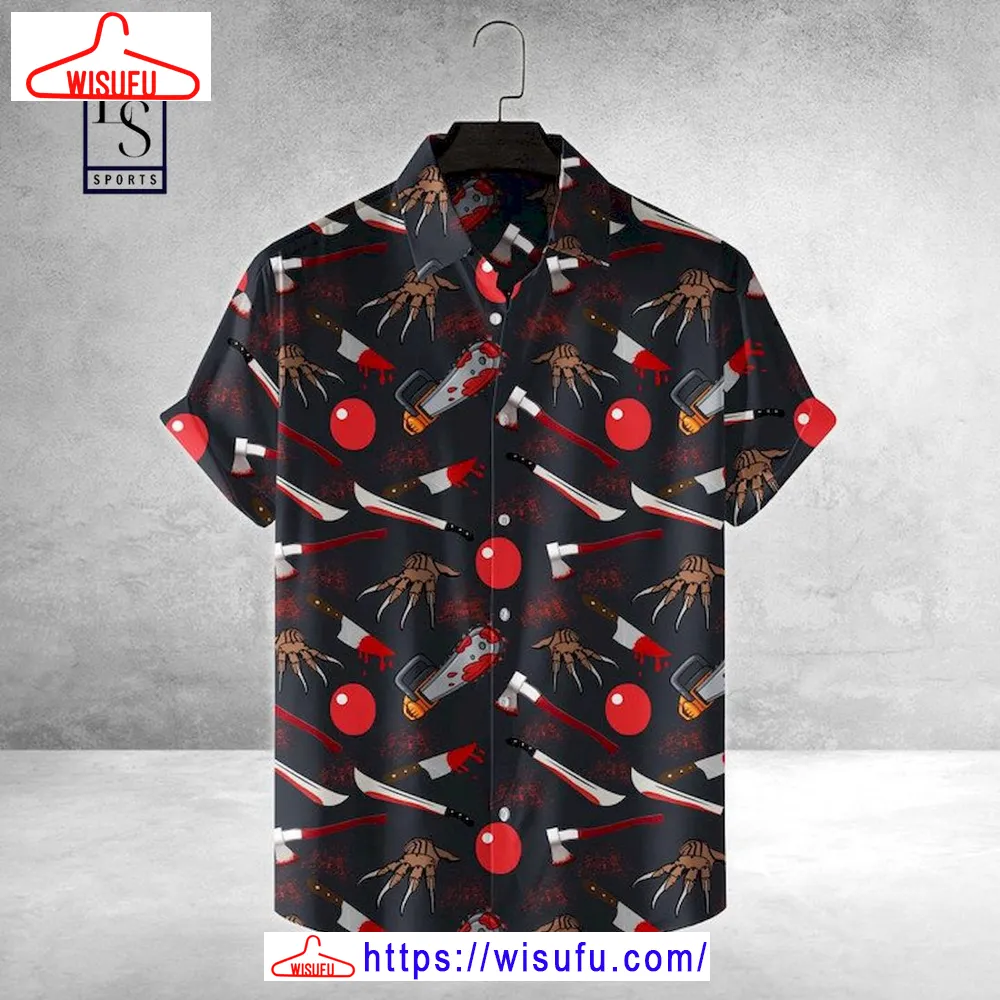 Weapon In Halloween Hawaiian Shirt, New Fashion Gifts