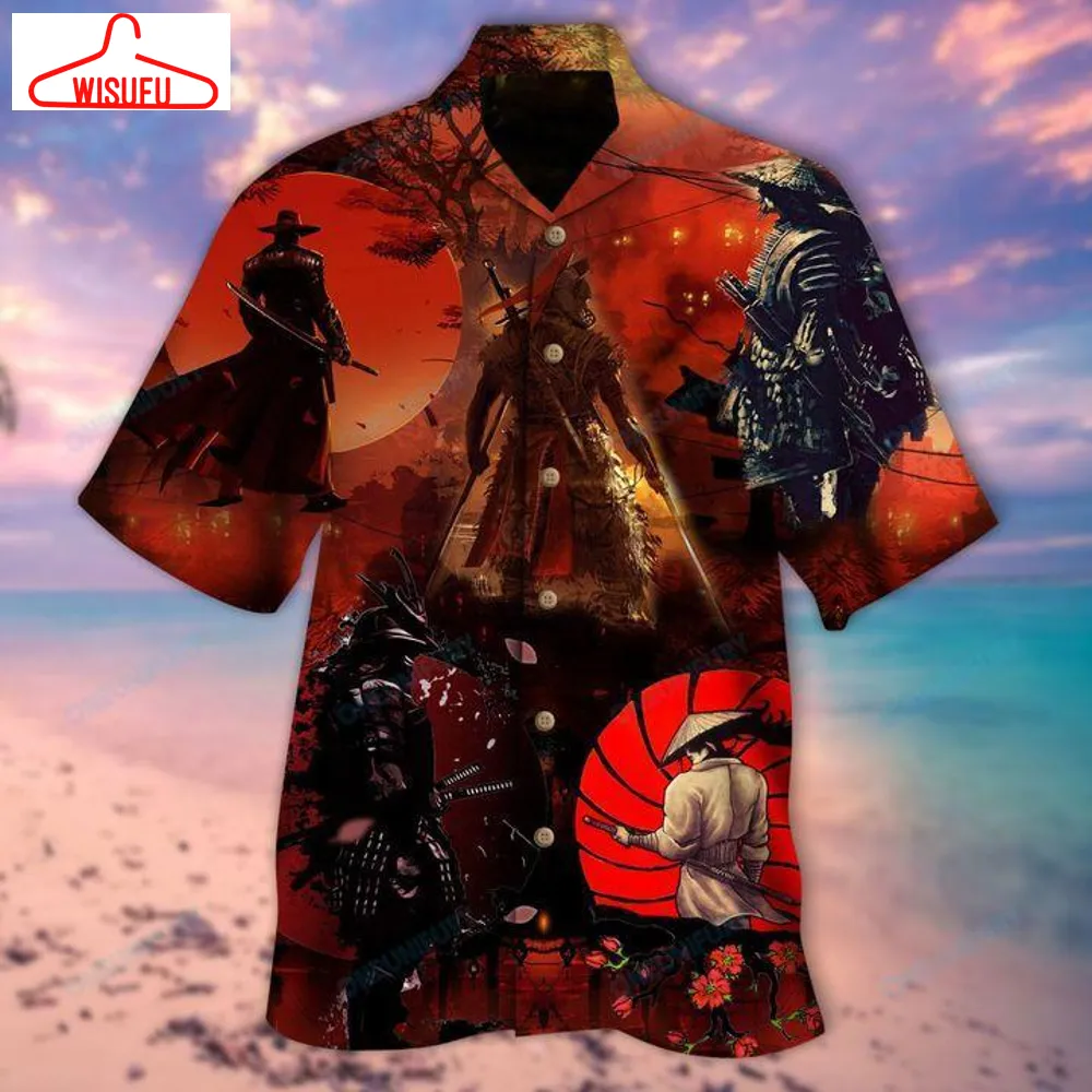 Weapon Samurai Hawaiian Shirt - Unisex - Adult - Hw7264, New Hawaiian Holiday Outfits, New Fashion Gifts