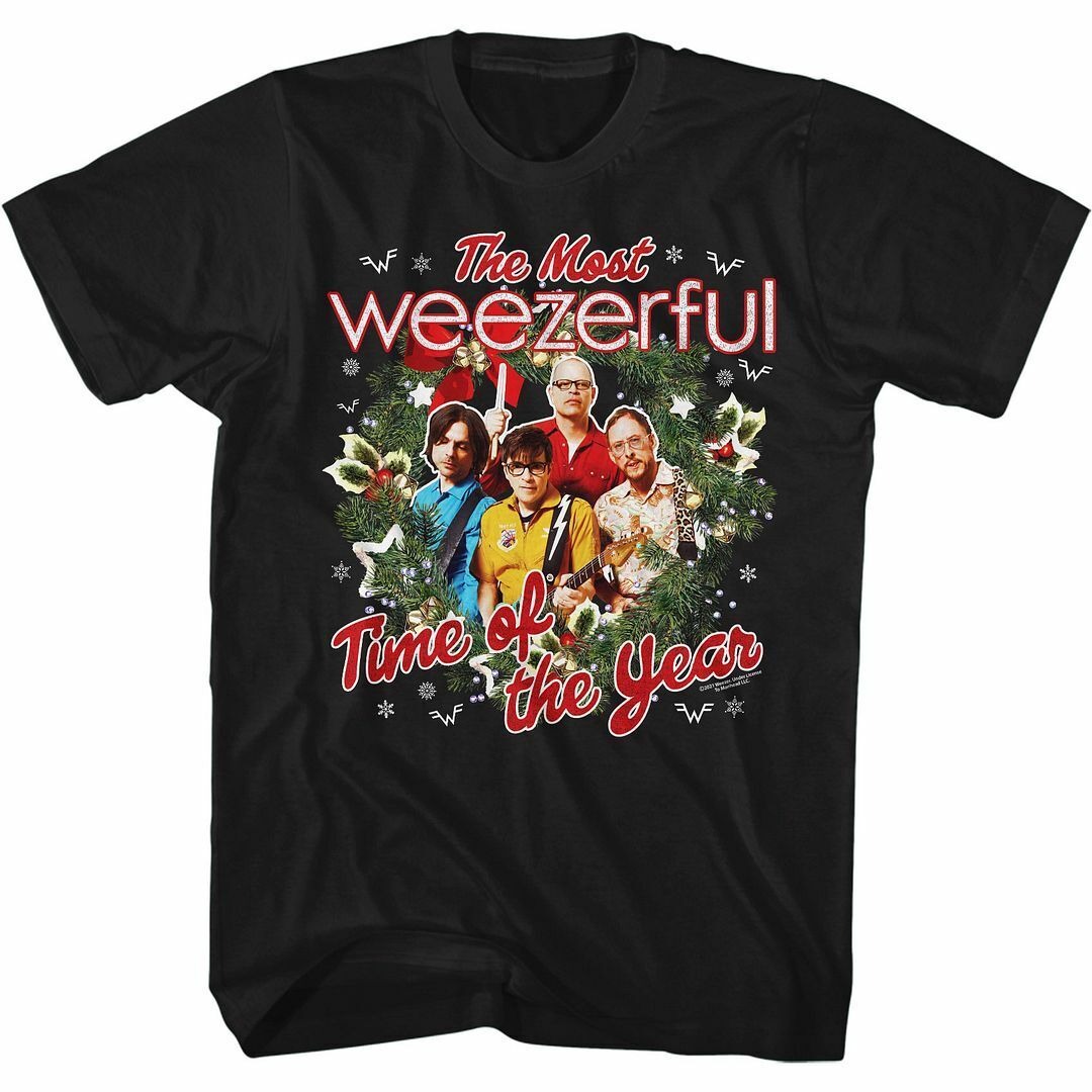 Weezer Weezerful Black Adult T-Shirt