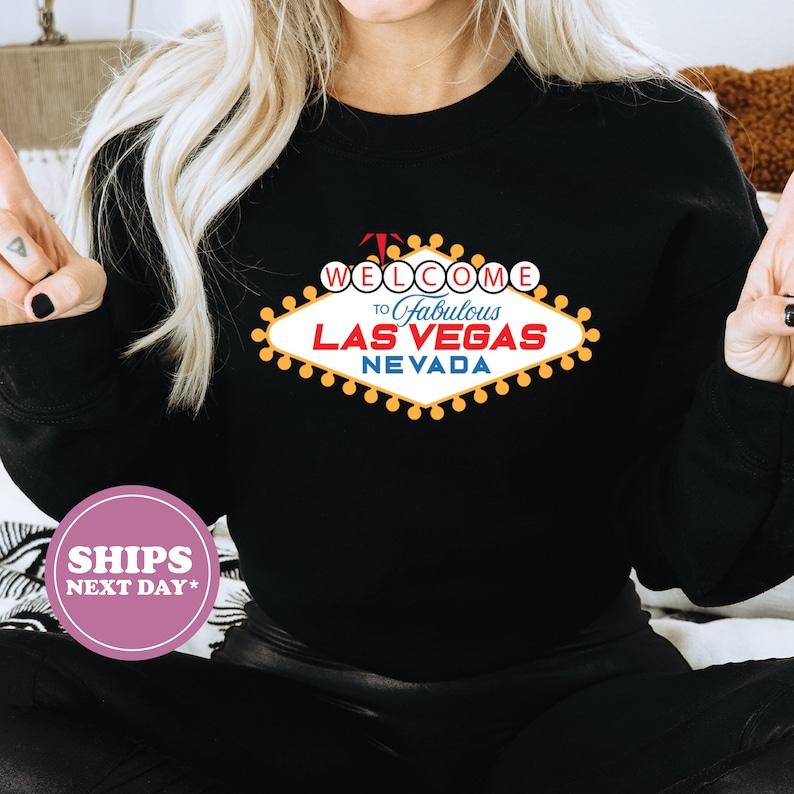 Welcome To Fabulous Las Vegas Sweatshirt  Las Vegas Crewneck  Nevada Sweatshirt