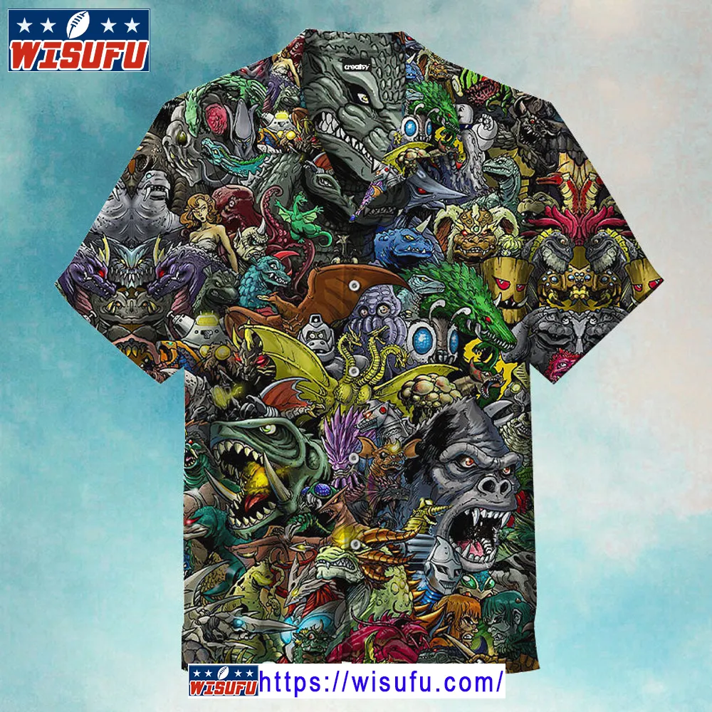 Welcome To The World Of Godzilla - Hawaiian Shirt