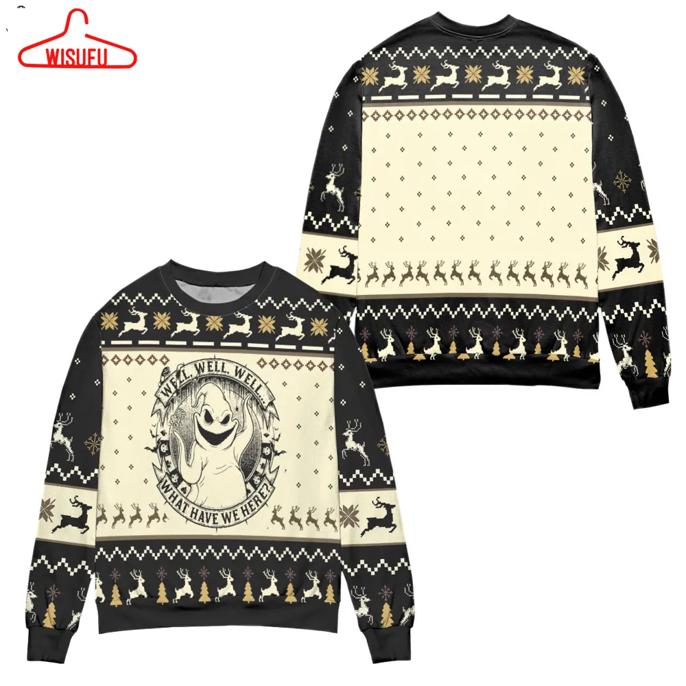 Well Well Well What Have We Here Oogie Boogie Ugly Christmas Sweater