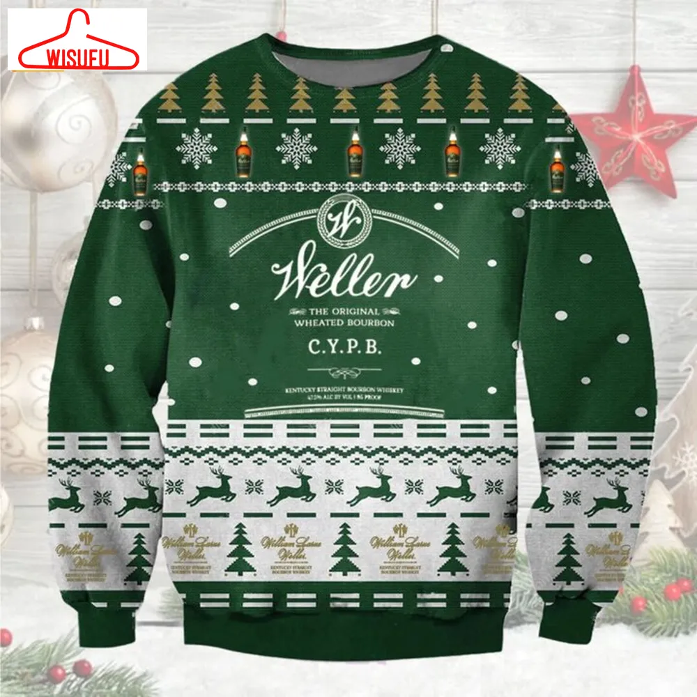 Weller Cypb Bourbon Ugly Christmas Sweater