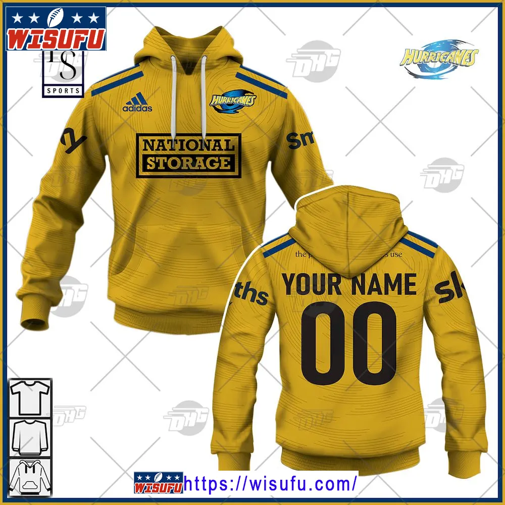 Wellington Hurricanes Home Personalized Hoodie New