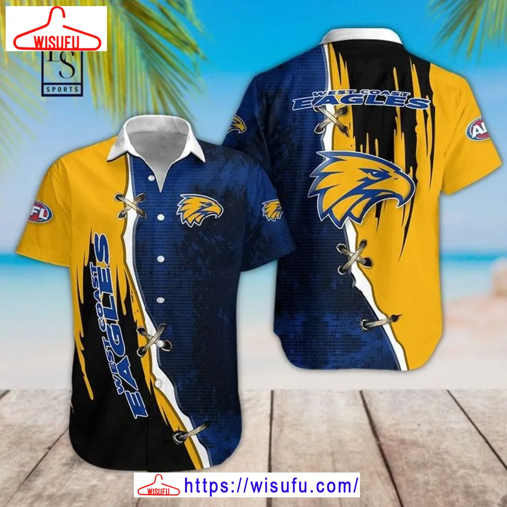 West Coast Eagles Football Club 3d Hawaiian Shirt, New Fashion Gifts