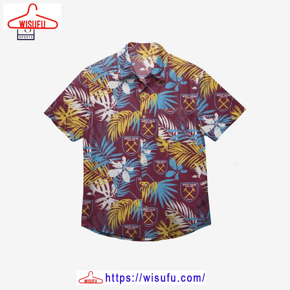 West Ham United Fc 3d Hawaiian Shirt, New Fashion Gifts