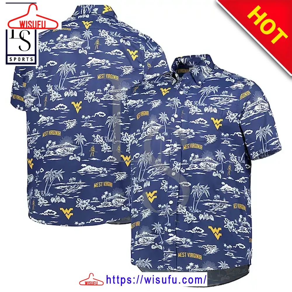 West Virginia Mountaineers Island Custom Hawaiian Shirt, New Fashion Gifts