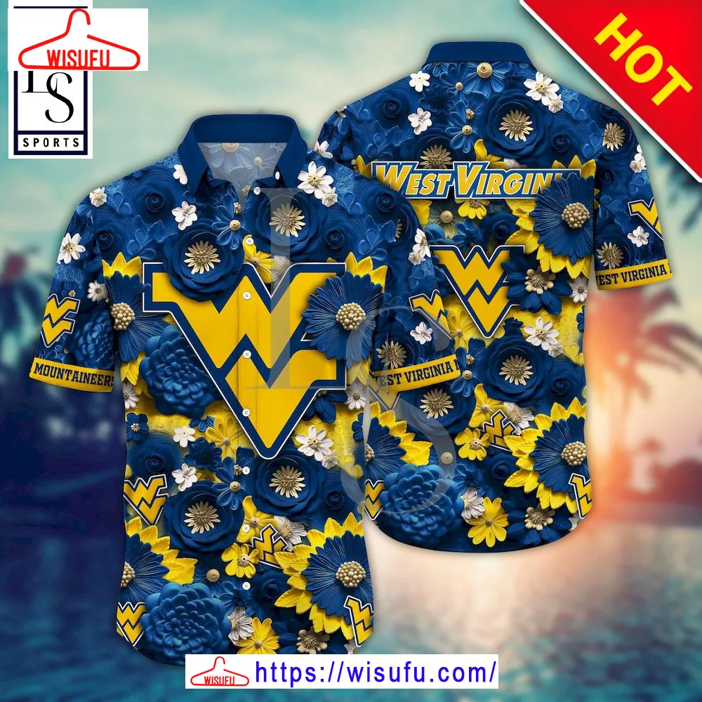 West Virginia Mountaineers Nca-a Trending Summer Hawaiian Shirt, New Fashion Gifts