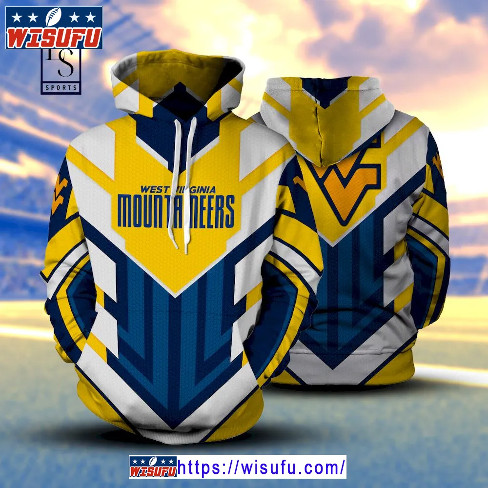 West Virginia Mountaineers Premium 3d Hoodie