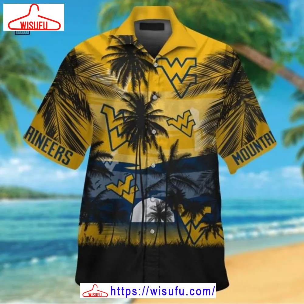 West Virginia Mountaineers Tropical Hawaiian Shirt, New Fashion Gifts