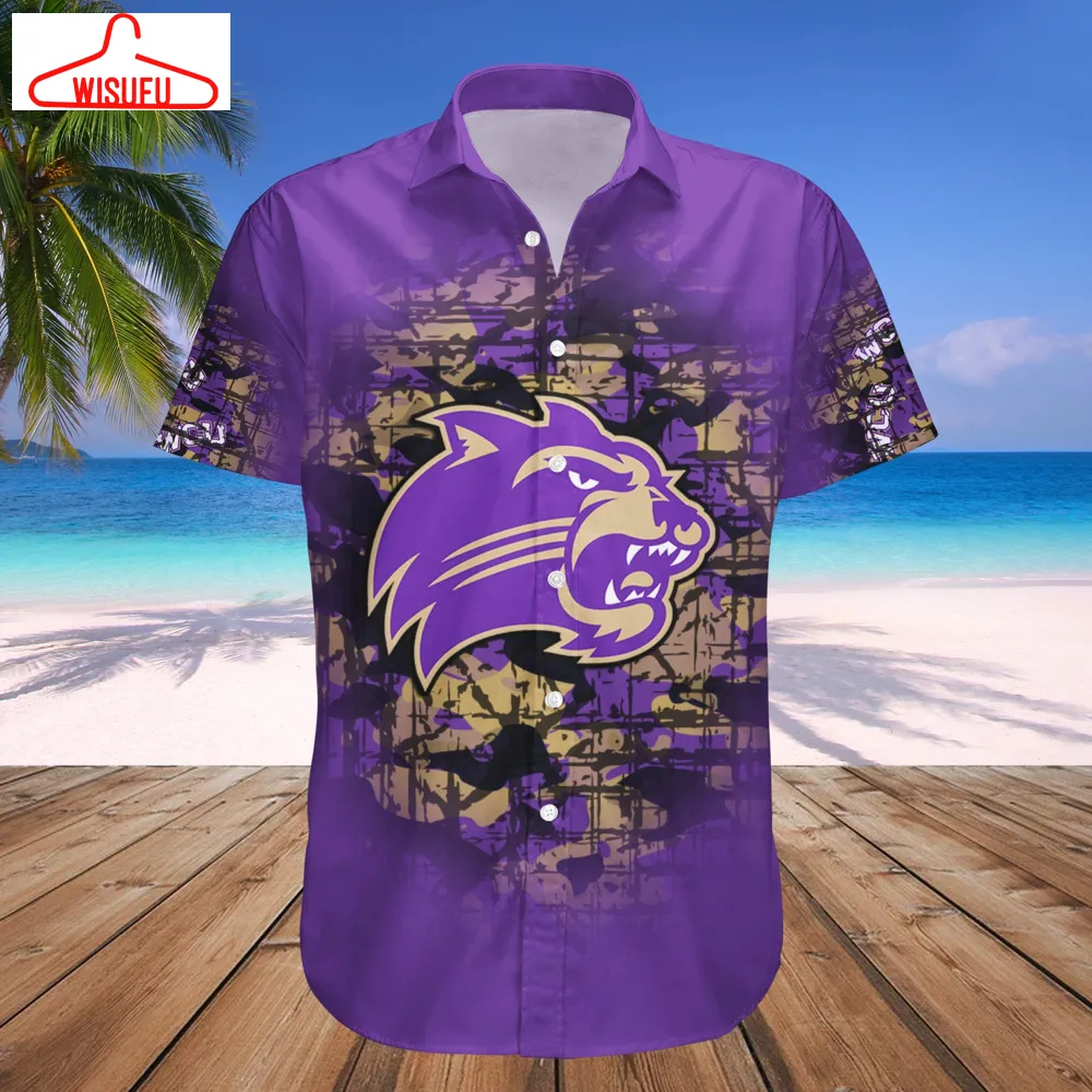 Western Carolina Catamounts Camouflage Vintage Hawaiian Shirt, New Fashion Gifts