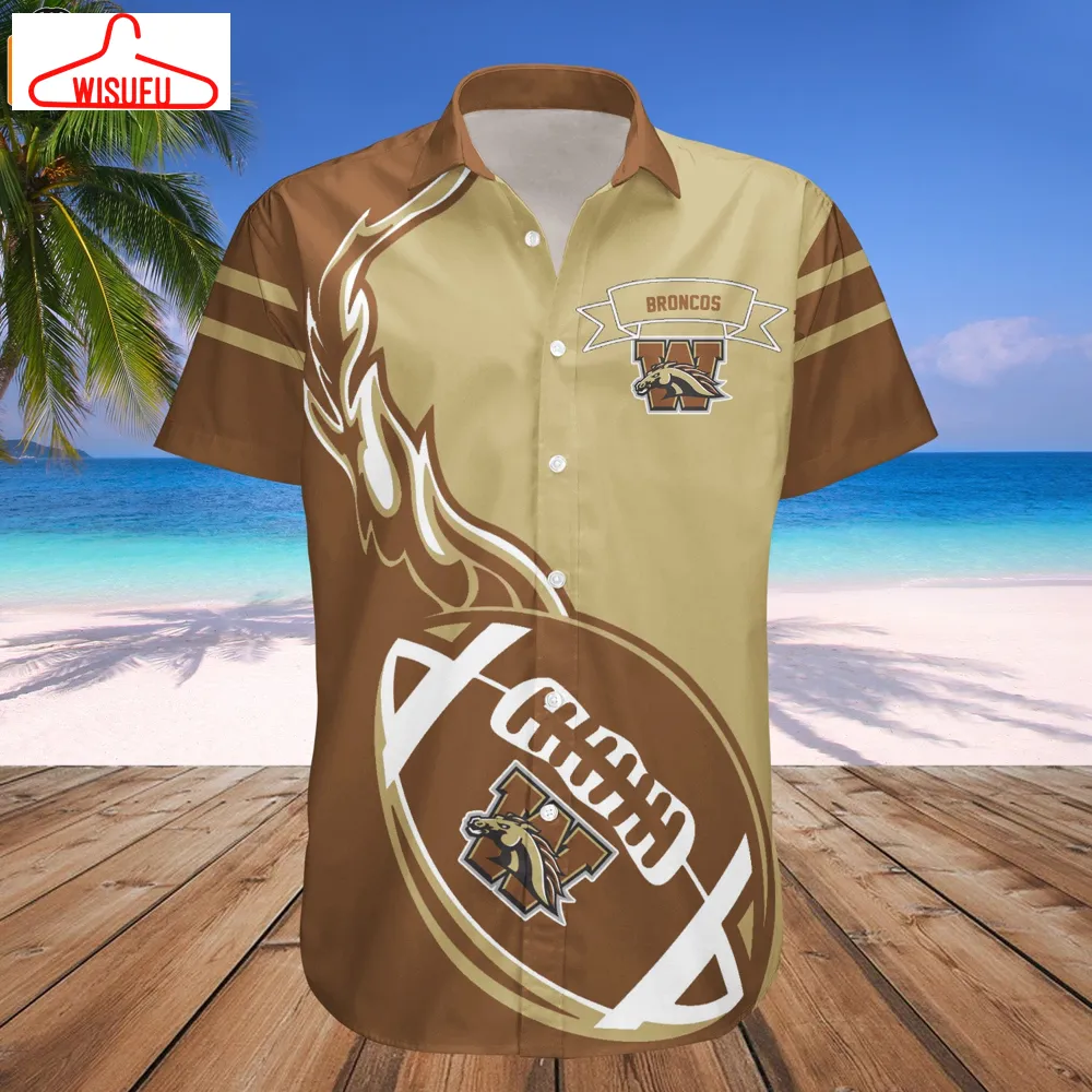 Western Michigan Broncos Flame Ball Hawaiian Shirt, New Fashion Gifts