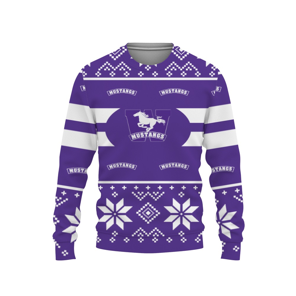 Western Ontario Mustangs Custom New Uniforms For Fan Gear-3D Sweatshirt