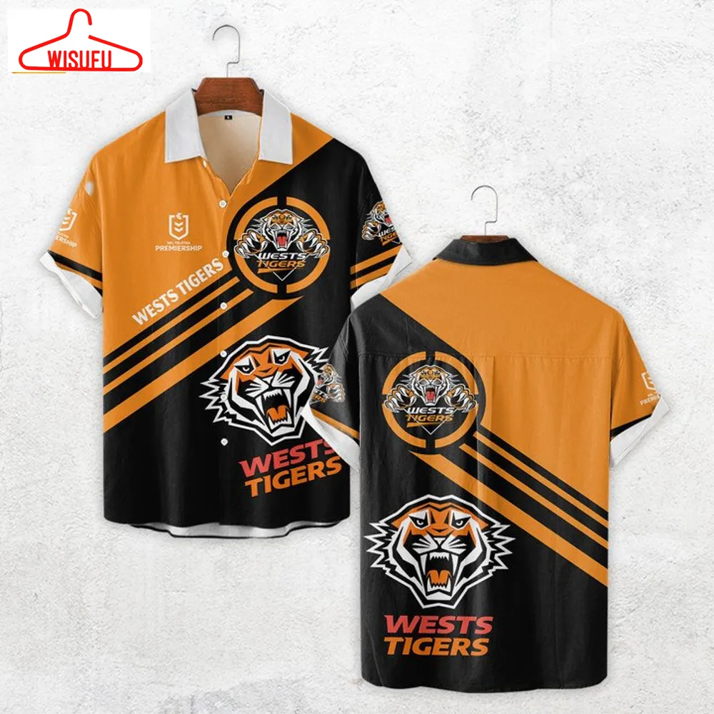 Wests Tigers Ligue 1 Hawaiian Shirt, New Fashion Gifts