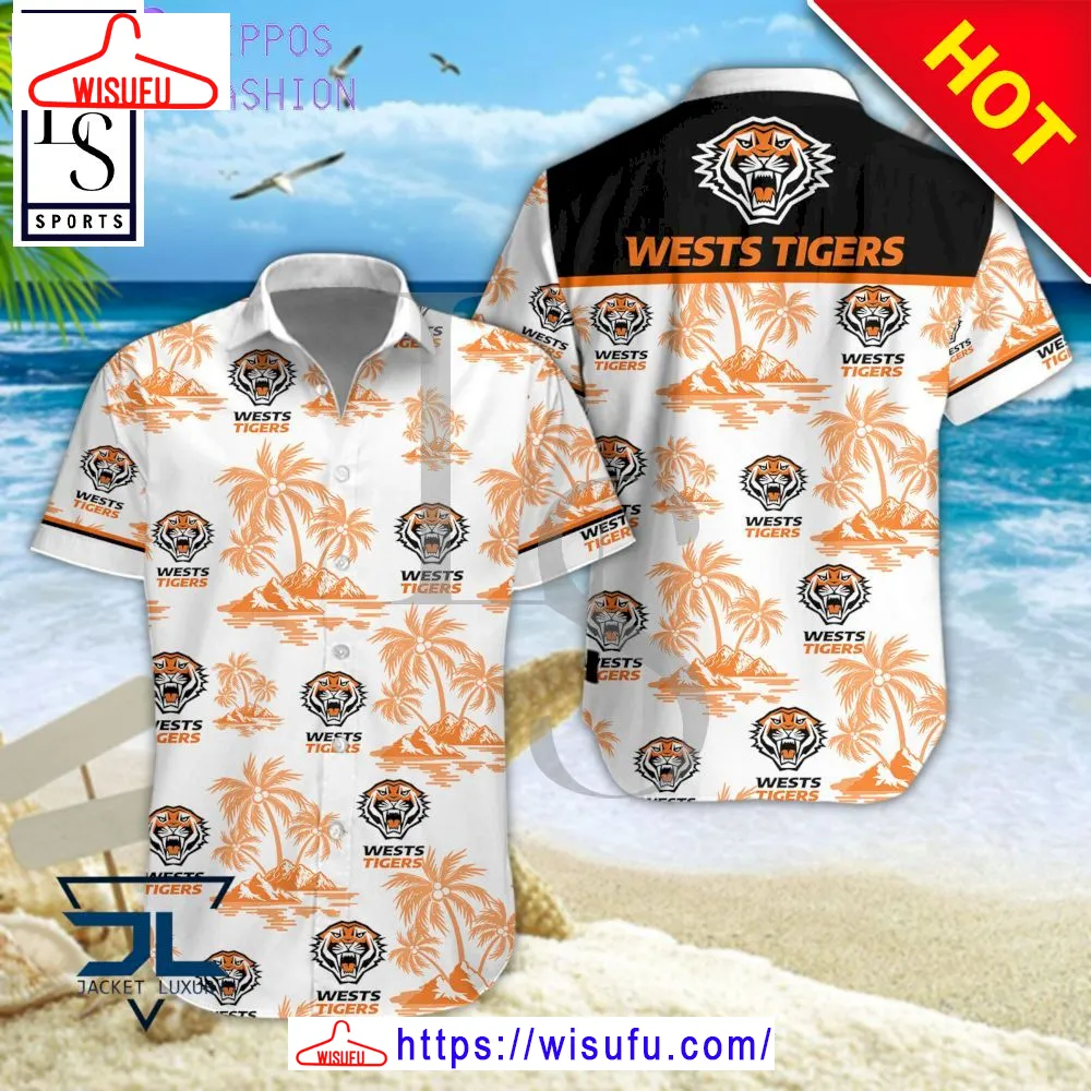 Wests Tigers Nrl Hawaiian Shirt, New Fashion Gifts