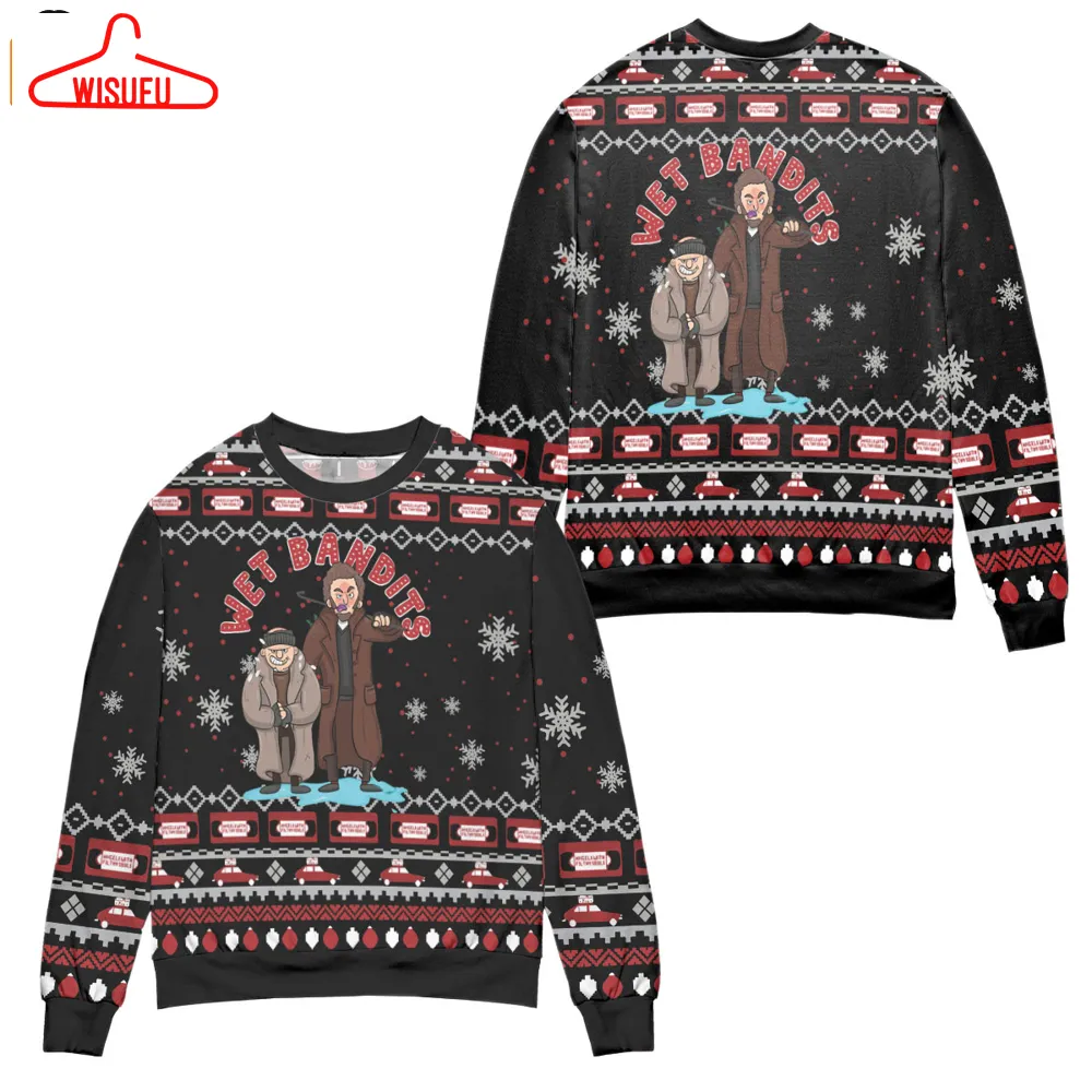 Wet Bandits Home Alone Ugly Christmas Sweater