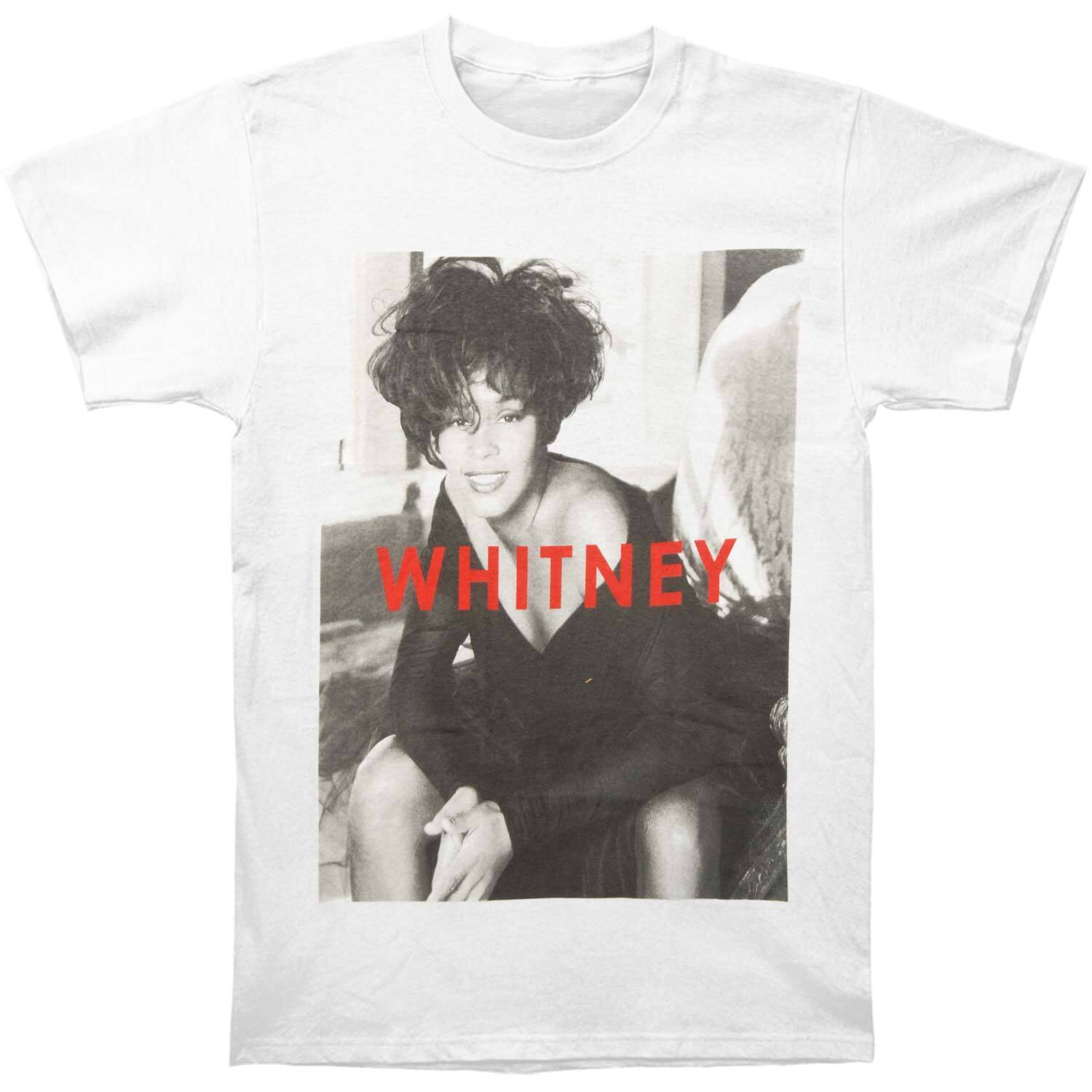 Whitney Houston B&W Portrait T-shirt