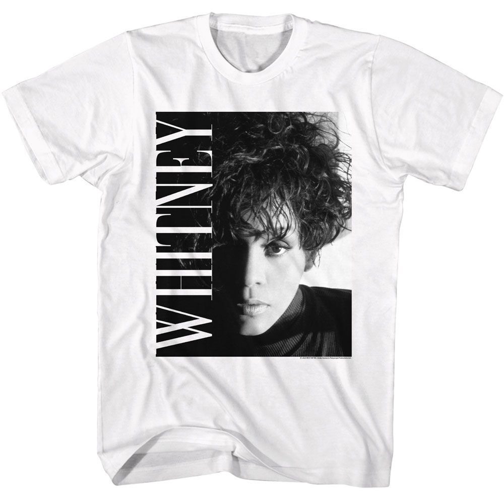 Whitney Houston Close Up Music Shirt unisex