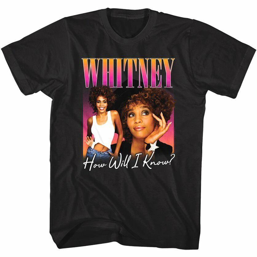 Whitney Houston How Will I Know Men's T-Shirt Pop Music