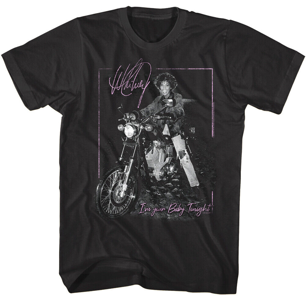 Whitney Houston Men's T-Shirt I'm You Baby Tonight Official Album Cover Merch