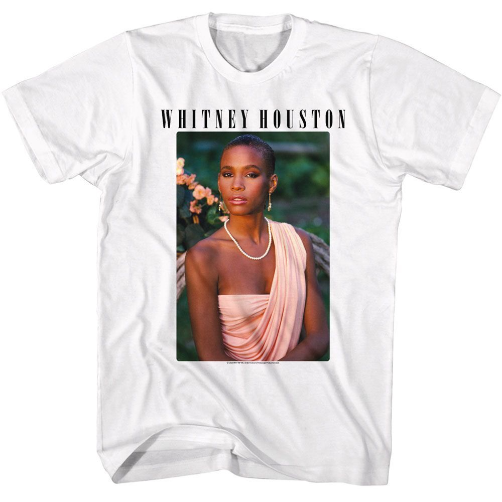 Whitney Houston Photo And Logo Music Shirt