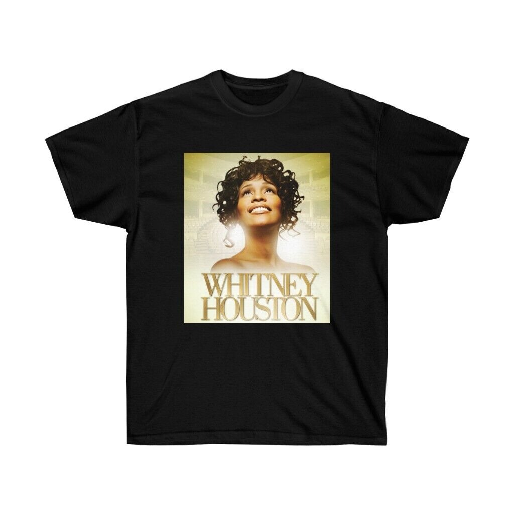 Whitney Houston Short Sleeve Tee Music Inspired T-Shirt