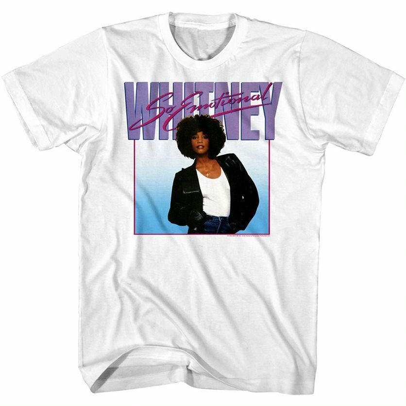 Whitney Houston So Emotional Men's T-Shirt Pop Music