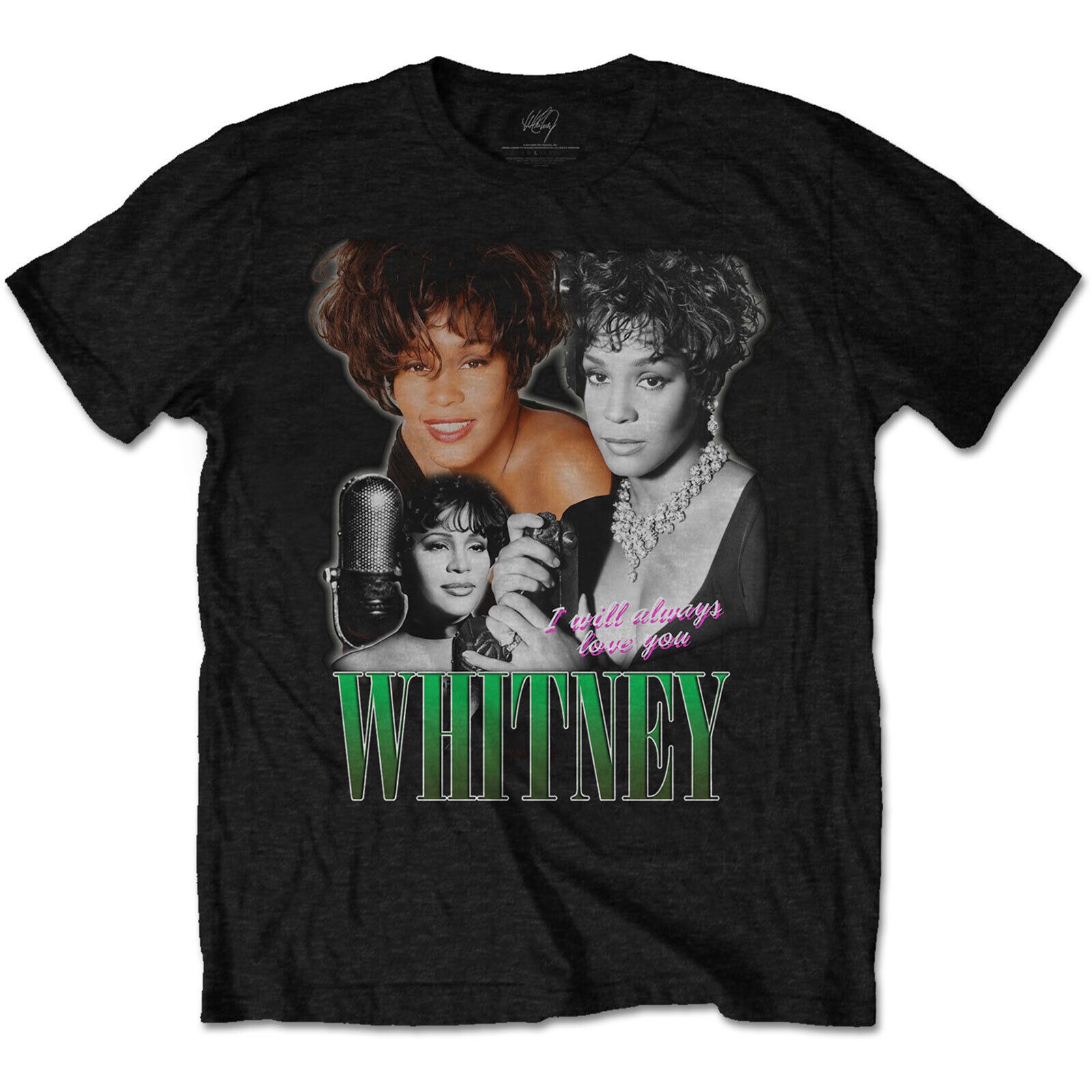 Whitney Houston Unisex T-Shirt Always Love You Homage