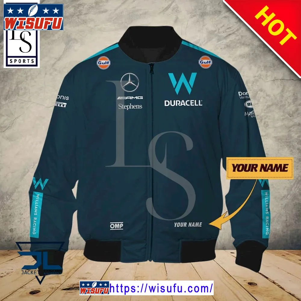 Williams Racing Personalized Bomber Jacket