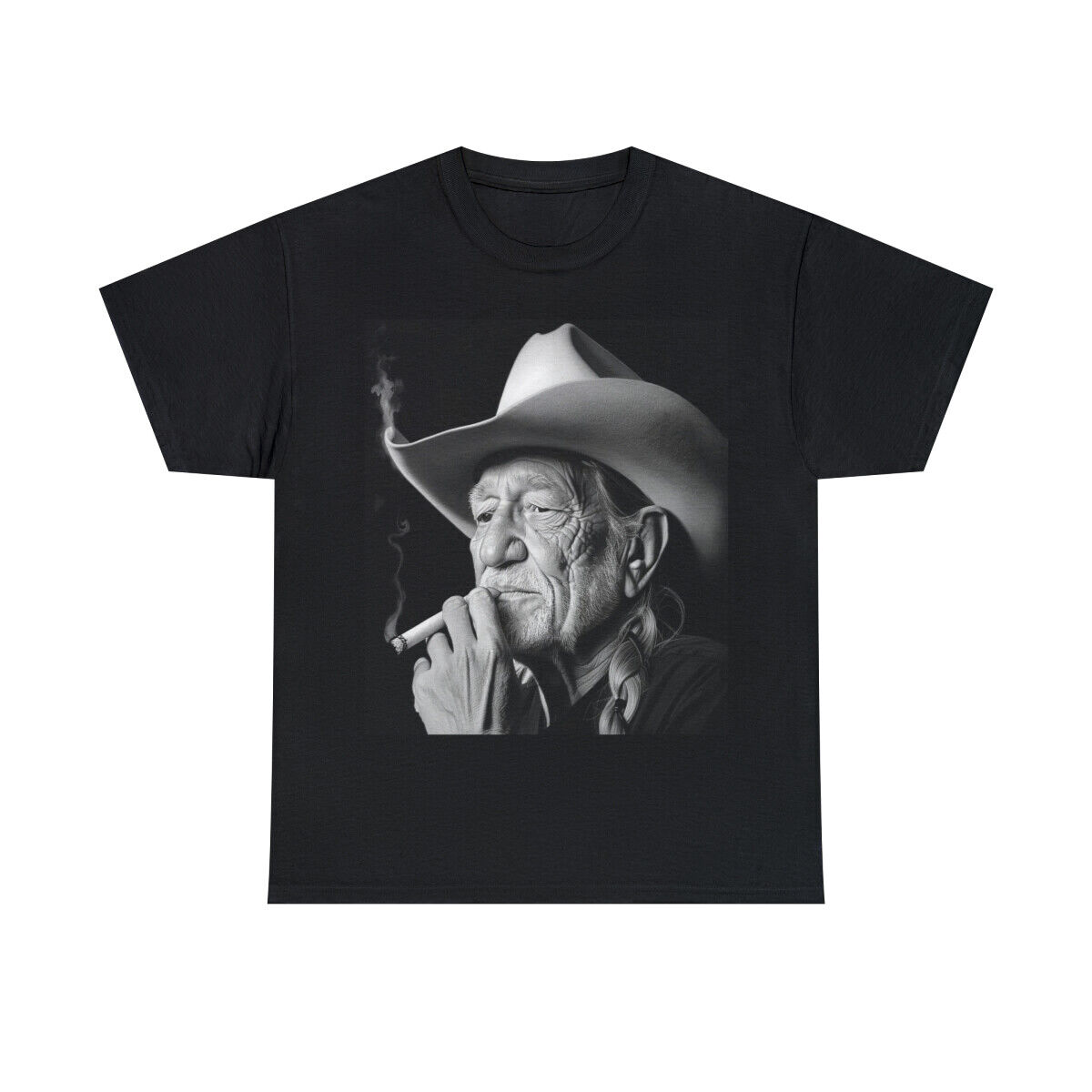 Willie Nelson Unisex Heavy Cotton Tee