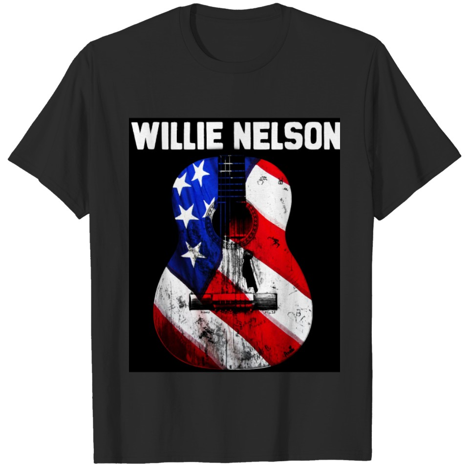 Willie guitar legend concert nelson tour 2019 bedatradisi T-Shirts