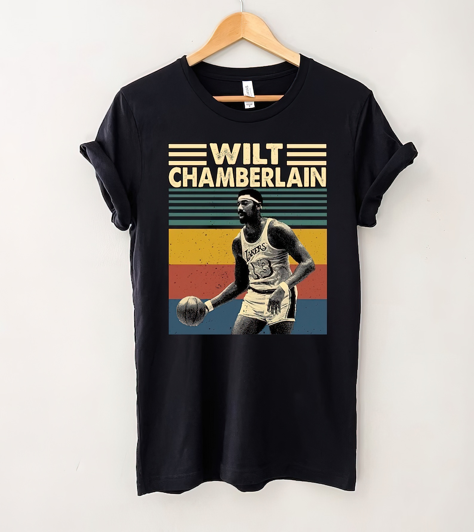 Wilt Chamberlain Vintage T-Shirt, Basketball Shirt, Gift Tee For You And Friends-gigapixel-standard-scale-2_00x