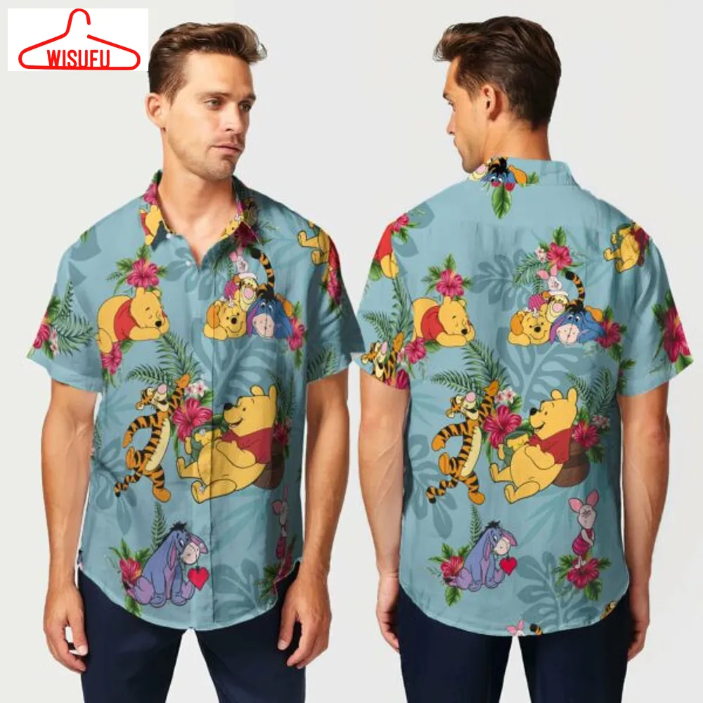 Winnie The Pooh Shirt, Winnie The Pooh Hawaiian Casual Shirt, New Fashion Gifts Vtbl59193