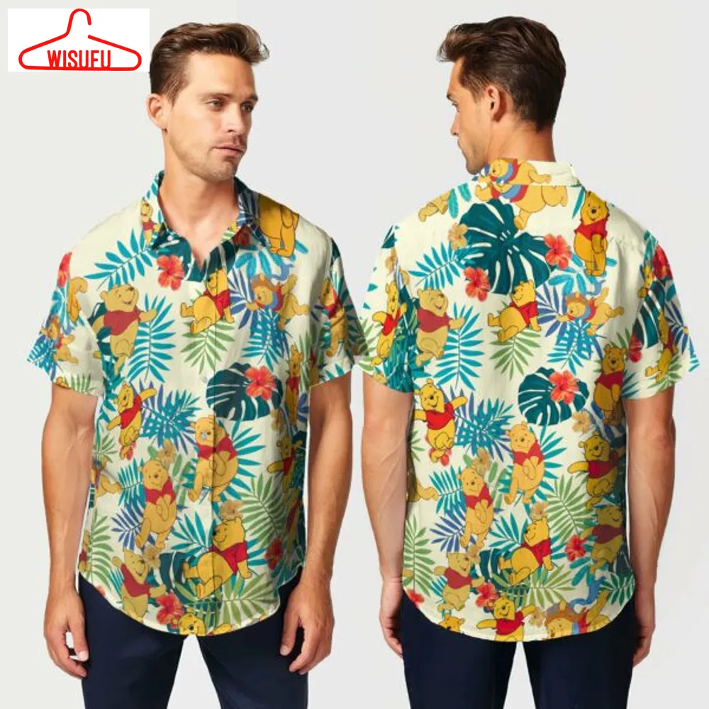 Winnie The Pooh Shirt, Winnie The Pooh Hawaiian Casual Shirt, New Fashion Gifts