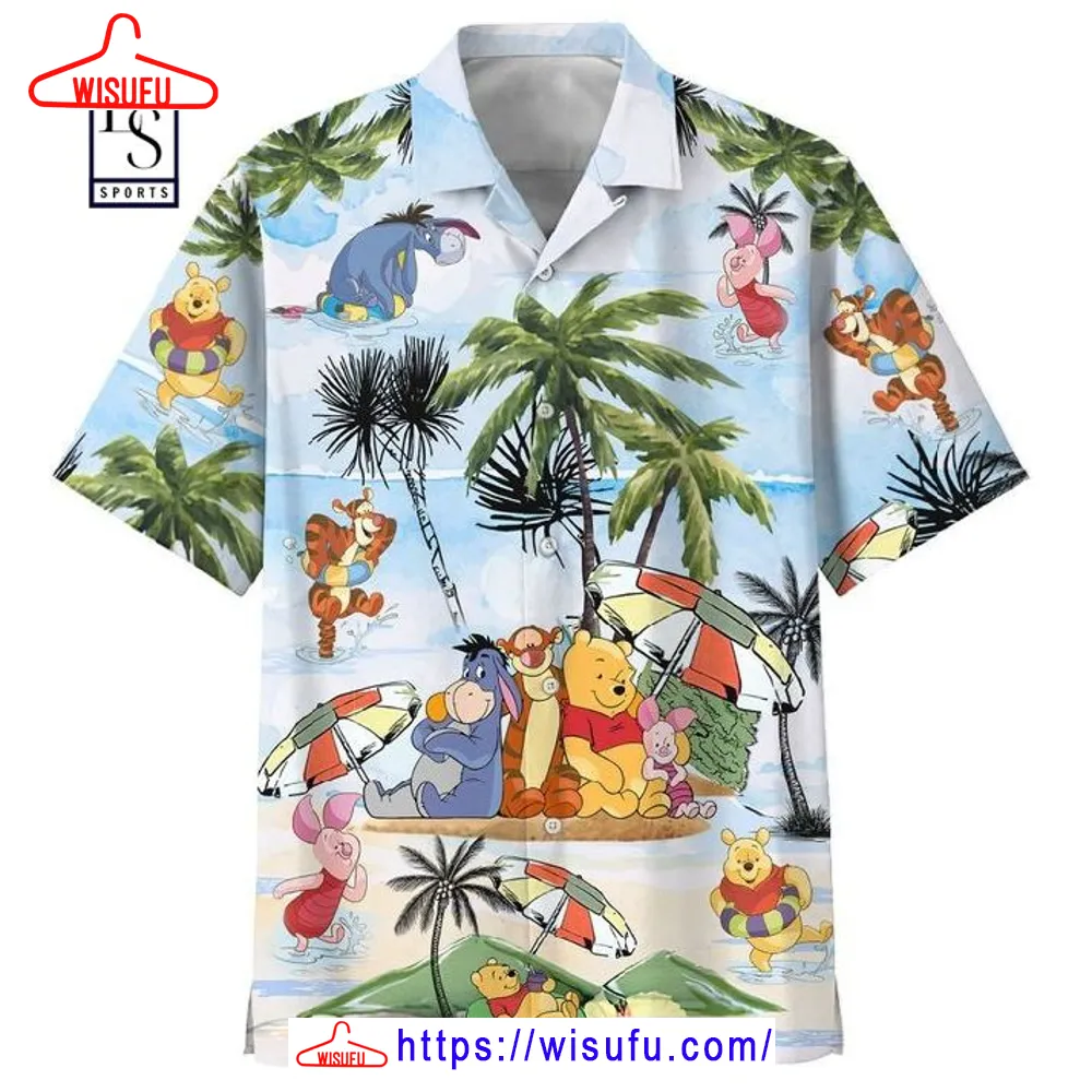 Winnie The Pooh Summer Time Hawaiian Shirt, New Fashion Gifts