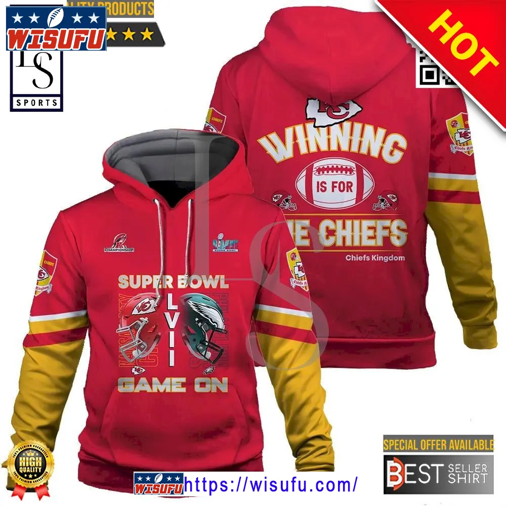 Winning Is For The Chiefs Kansas City Chiefs Super Bowl Champion Hoodie