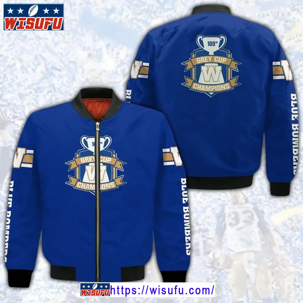 Winnipeg Blue Bombers Blue Bomber Jacket