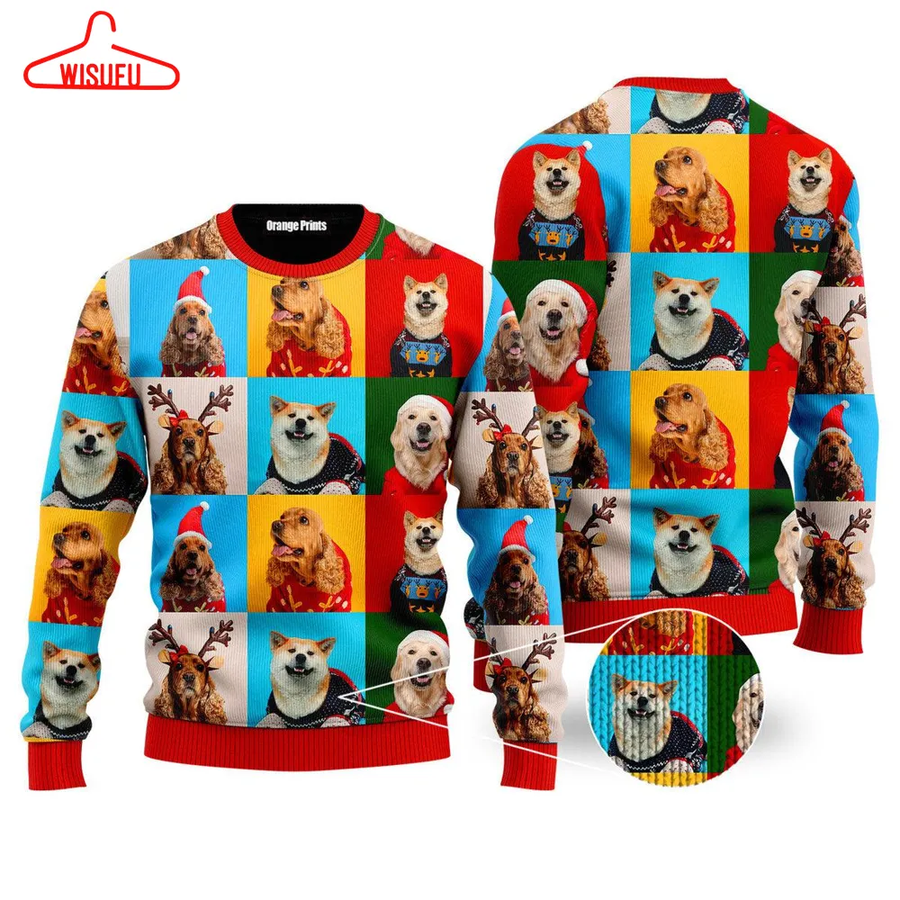 Winter Is Here Dog Ugly Christmas Sweater - For Men & Women - New Winter Fashion Shirt Gift For Family