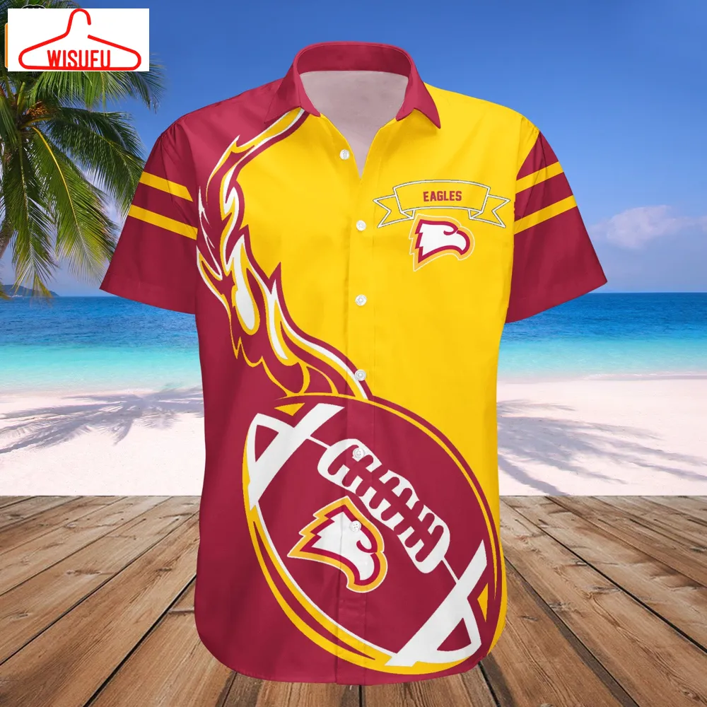 Winthrop Eagles Flame Ball Hawaiian Shirt, New Fashion Gifts