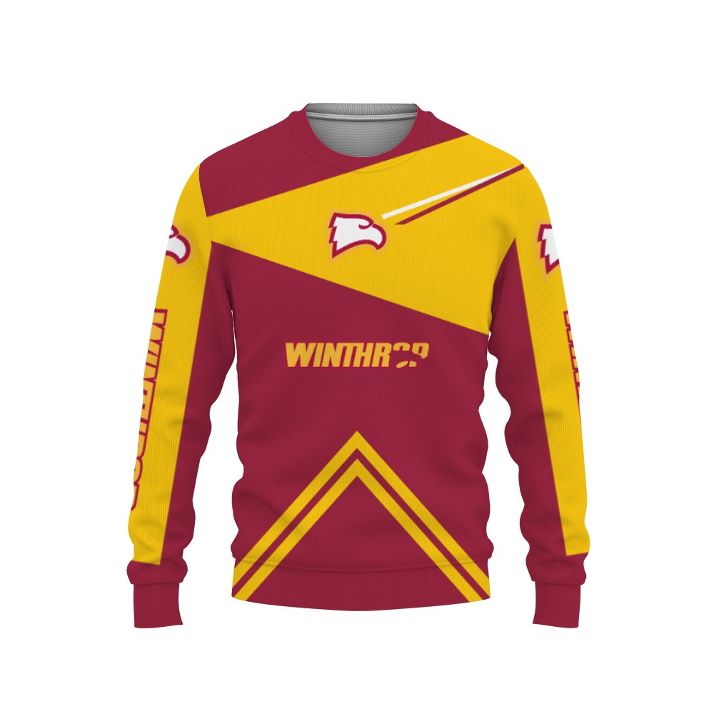 Winthrop Eagles Football American Team Champion Gift For Fan-3D Sweatshirt