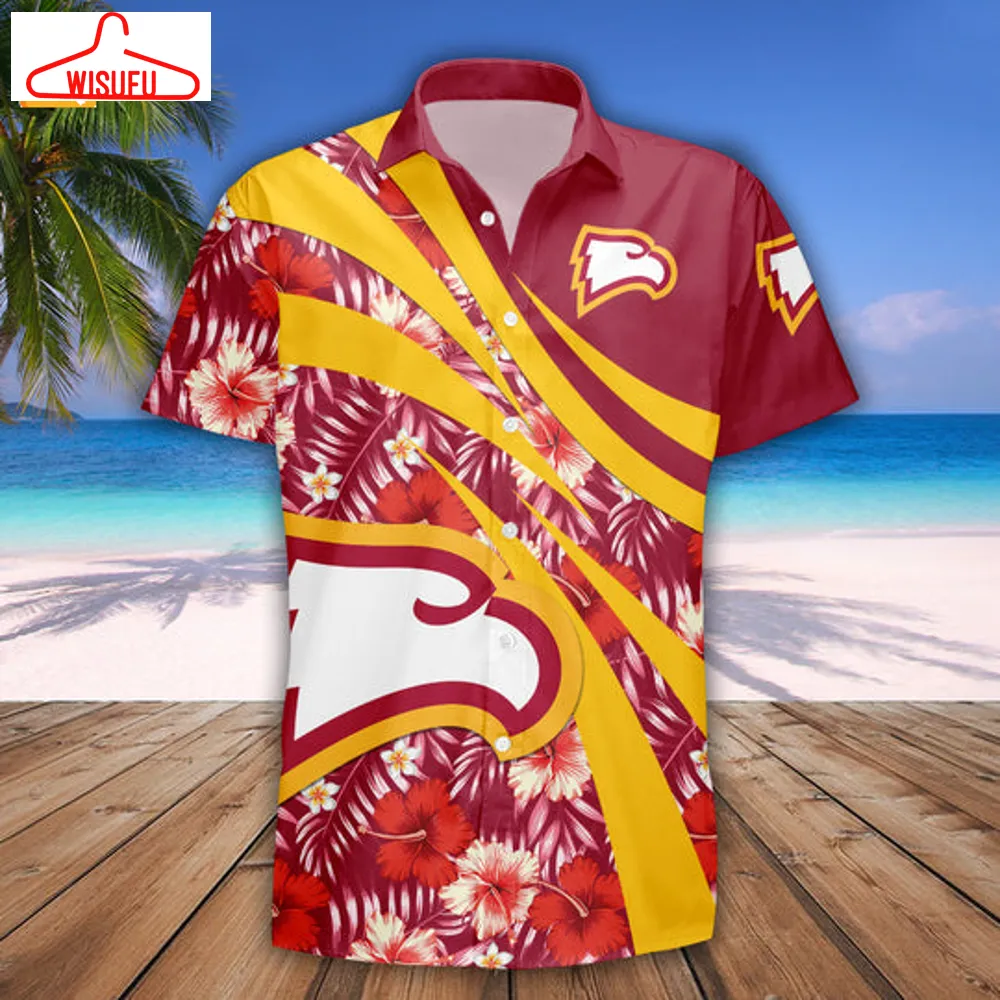 Winthrop Eagles Hibiscus Sport Hawaiian Shirt, New Fashion Gifts