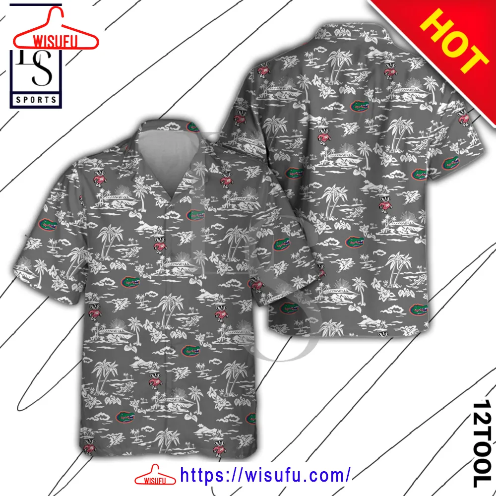 Wisconsin And Florida Hawaiian Shirt, New Fashion Gifts