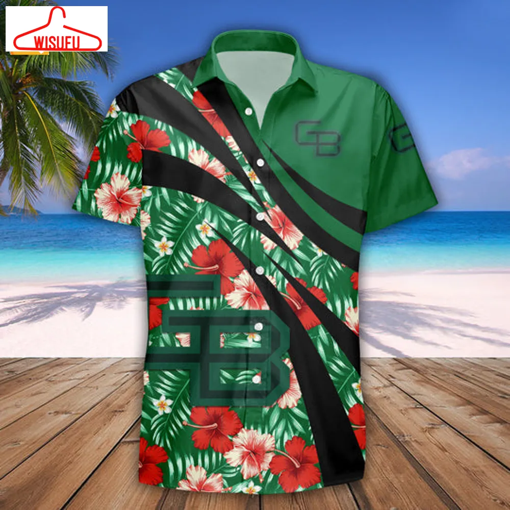 Wisconsin-green Bay Phoenix Hibiscus Sport Hawaiian Shirt, New Fashion Gifts