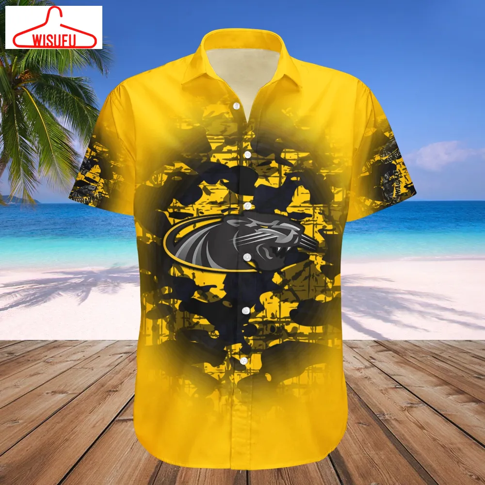 Wisconsin-milwaukee Panthers Camouflage Vintage Hawaiian Shirt, New Fashion Gifts