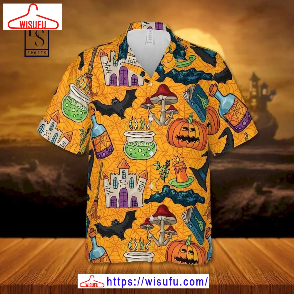 Witch Castle Halloween Hawaiian Shirt, New Fashion Gifts