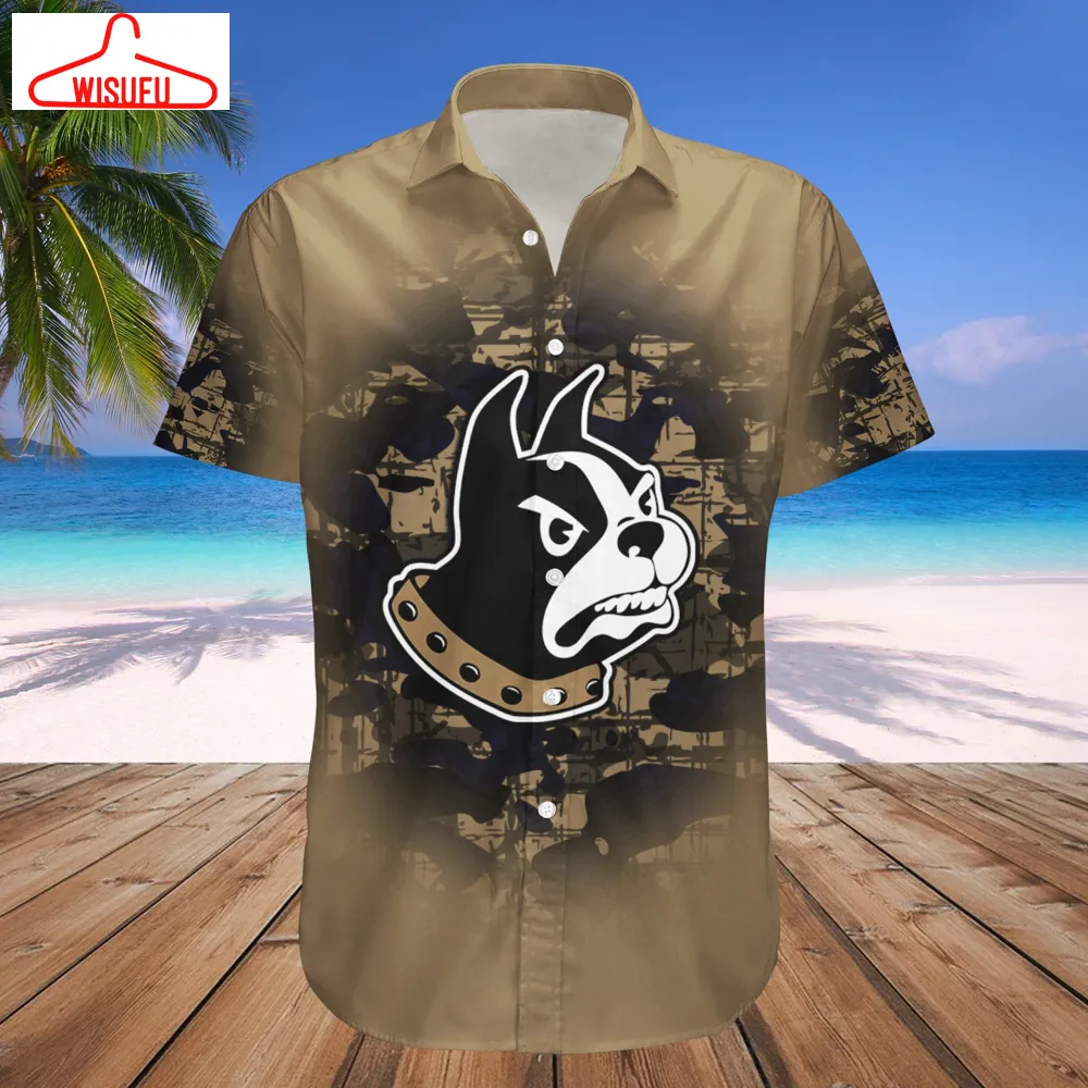 Woffo-rd Terriers Camouflage Vintage Hawaiian Shirt, New Fashion Gifts