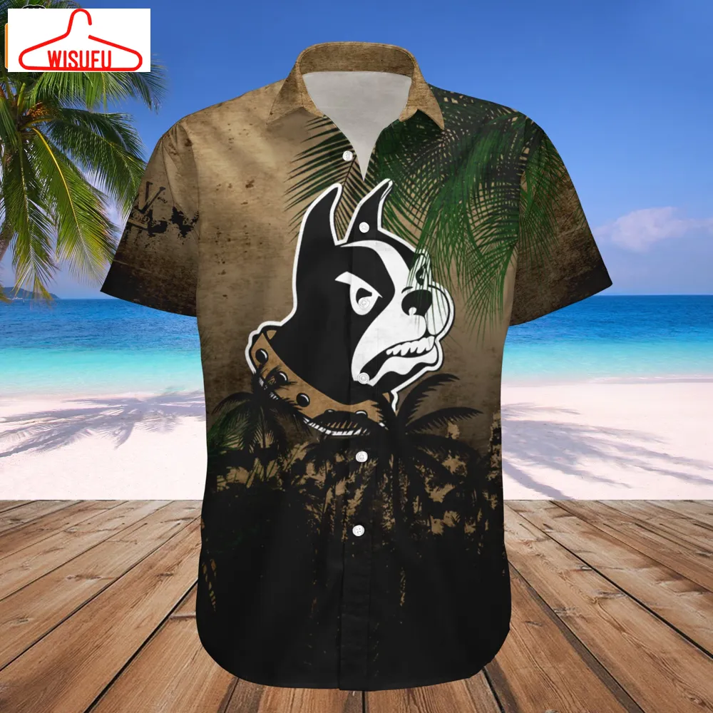 Woffor-d Terriers Coconut Tree Tropical Grunge Hawaiian Shirt, New Fashion Gifts