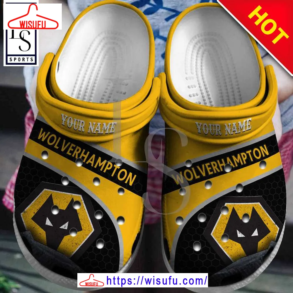 Wolverhampton Personalized Clogs Shoes Gift For Fan