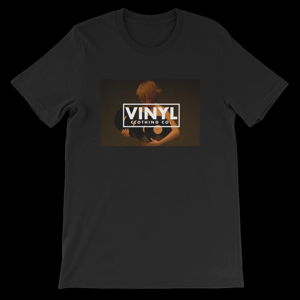 Woman & Vinyl Short-Sleeve Unisex T-Shirt