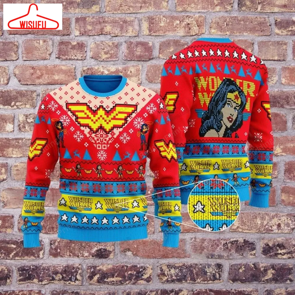 Wonder Woman Ugly Christmas Sweater